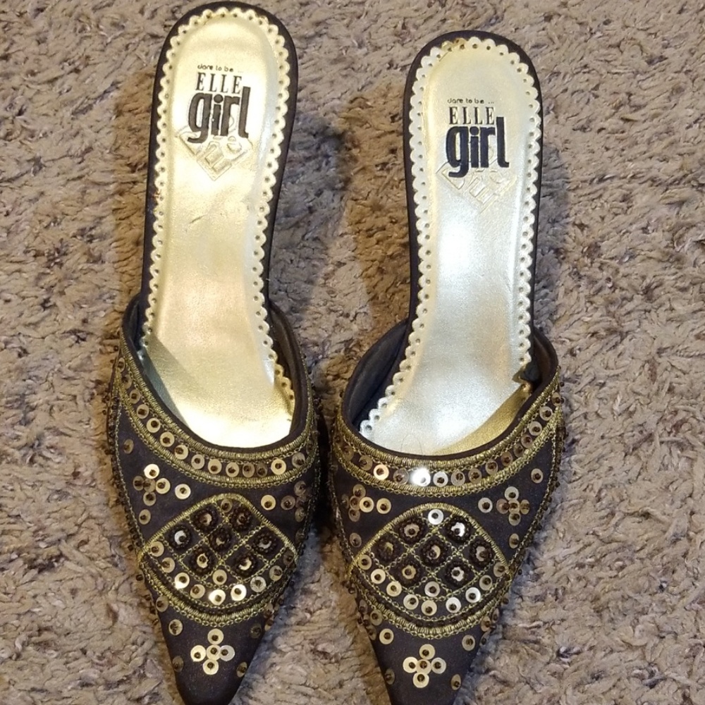 Brown heels